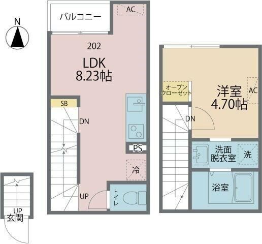 カインドネス荻窪 間取り