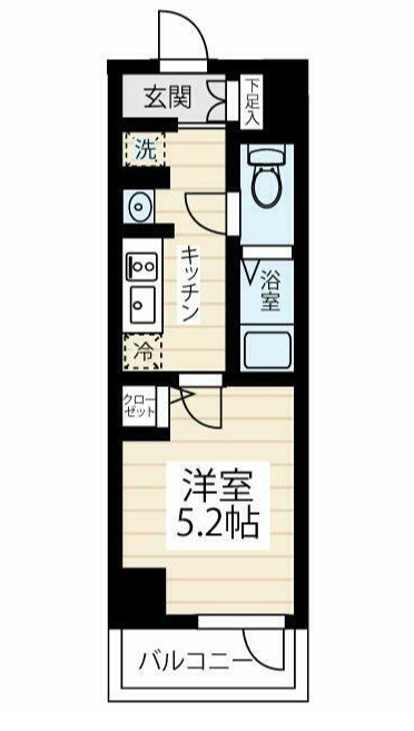 ＨＹ’ｓ　ＭＡＸＩＶ　立川錦町 間取り