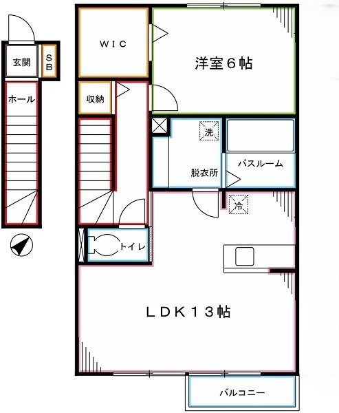 ソレアード B棟 間取り