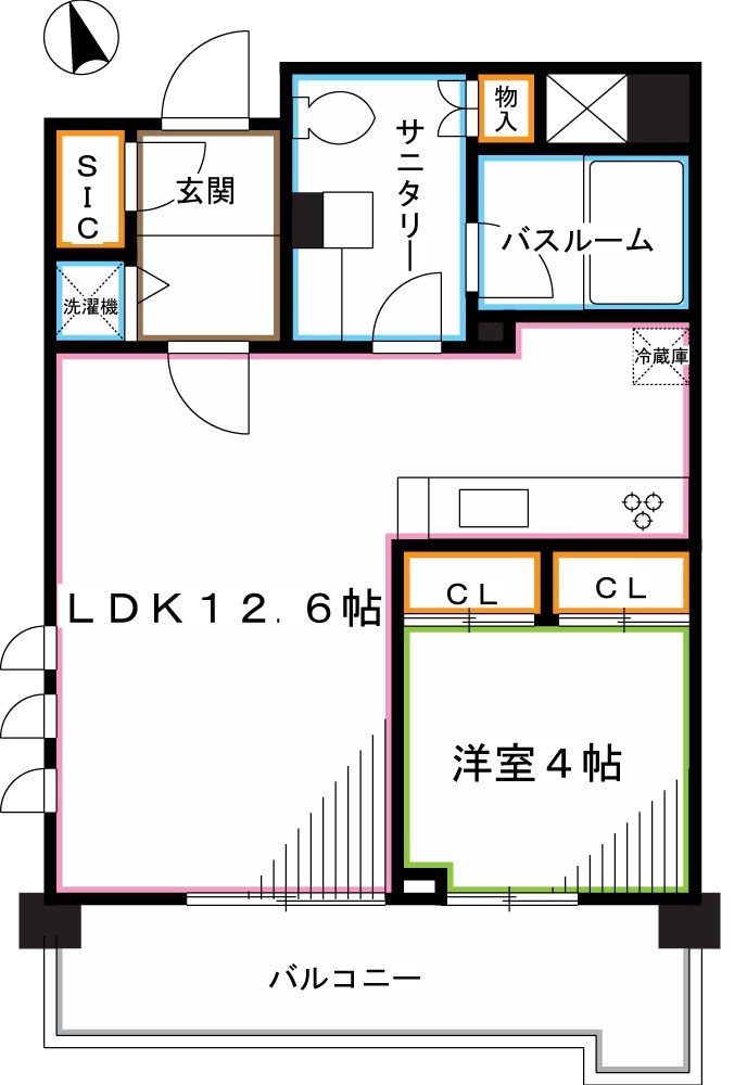 プレミアコンフォート西荻窪  間取り