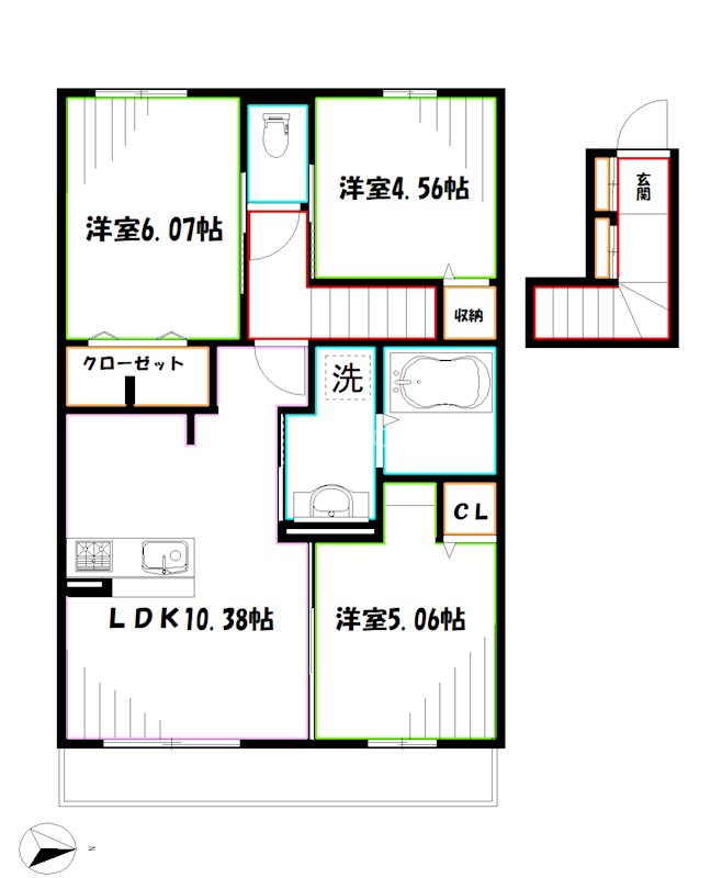 NKガーデン 間取り