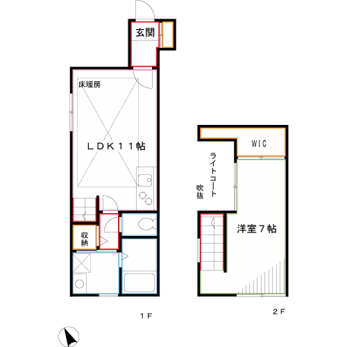 キングハウス吉祥寺Ａ棟 間取り