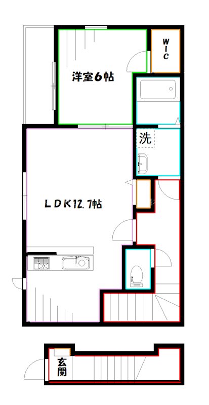 メゾン・ド・グリシーヌⅢ 間取り