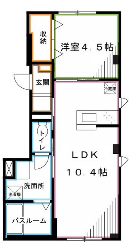 ラシーネ南阿佐ヶ谷  間取り
