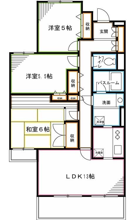 ベル富士見丘 間取り