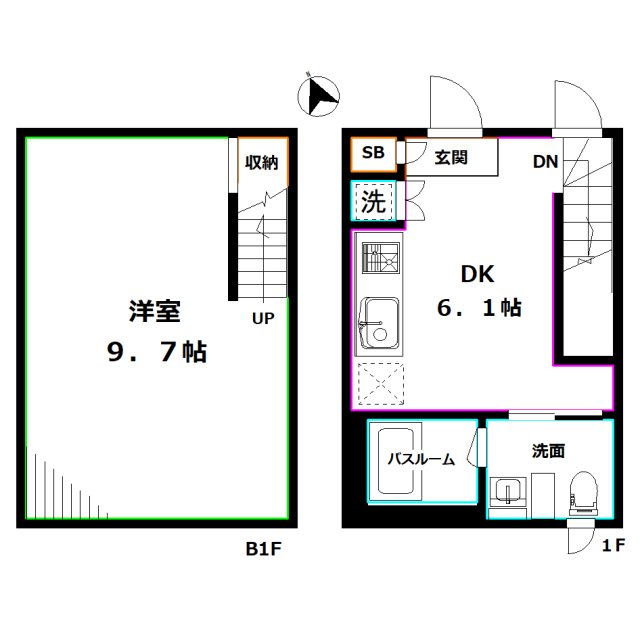 KDXレジデンス吉祥寺 間取り