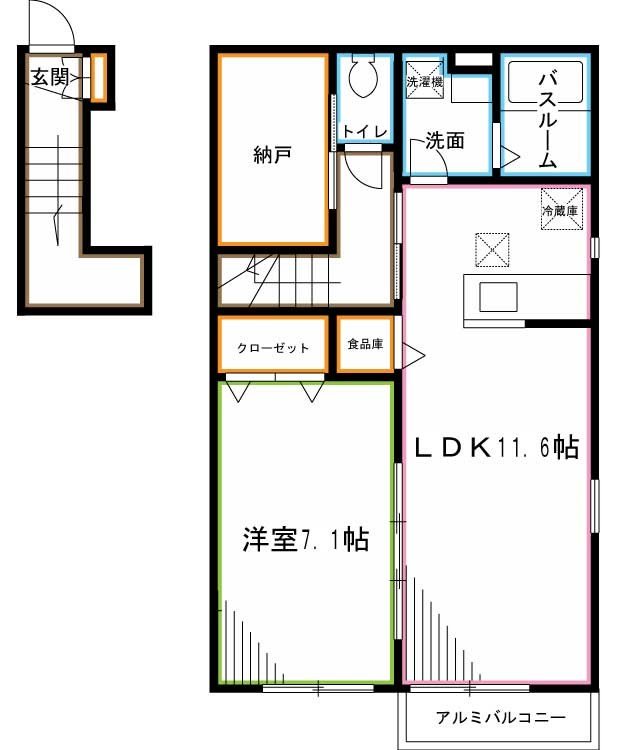 フォレストコートC棟 間取り
