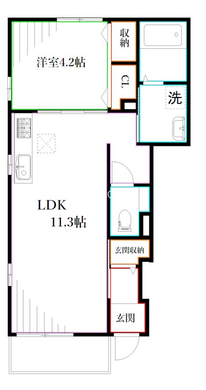 フェリシオⅡ 間取り