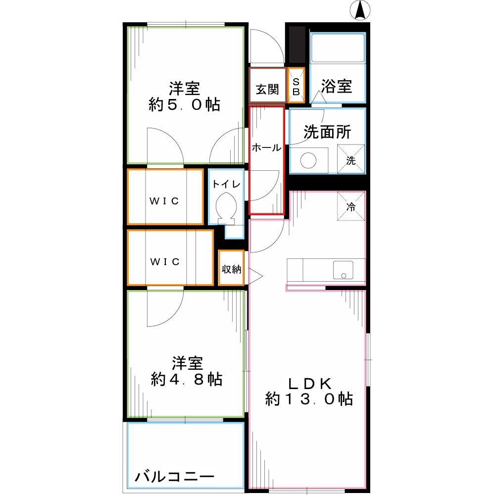 ルーチェ 国立 ズード 間取り