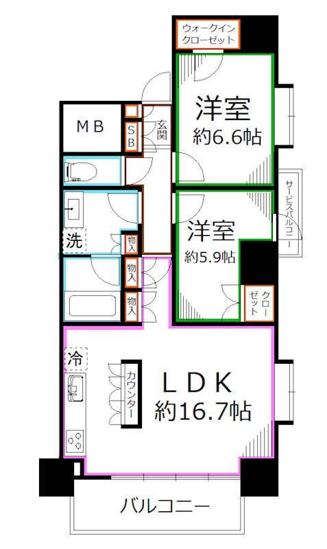 イストワール 間取り