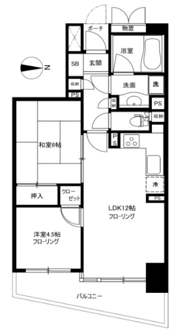ルネサンスフォルム国分寺 間取り