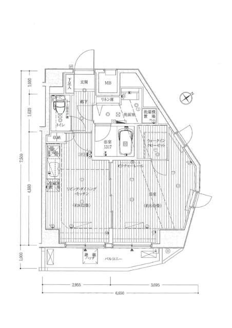 ライズ中野松が丘 間取り