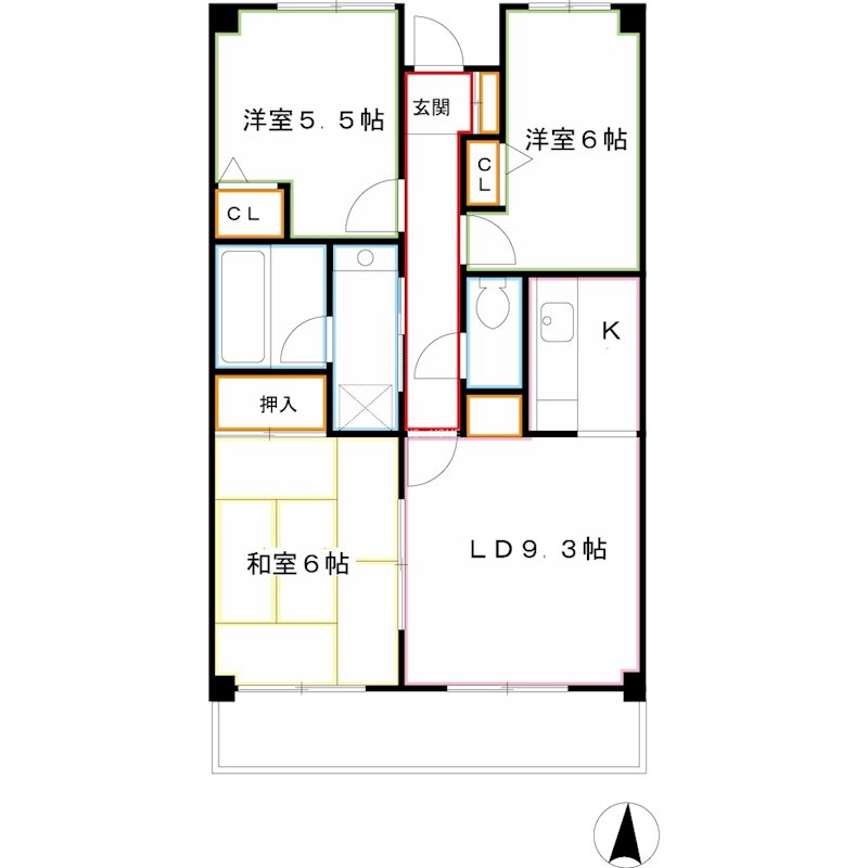 セントラルビレッジ 間取り