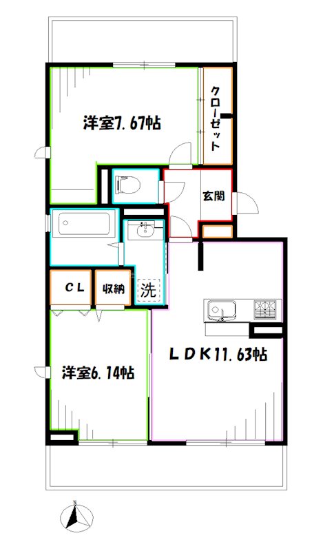 マリボーサ・ブランカ 間取り