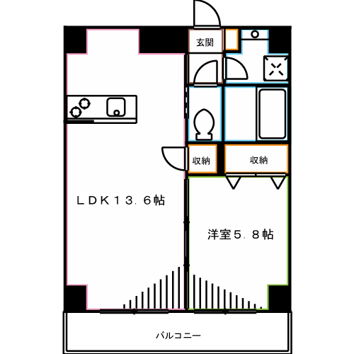 グランパルク小金井 間取り