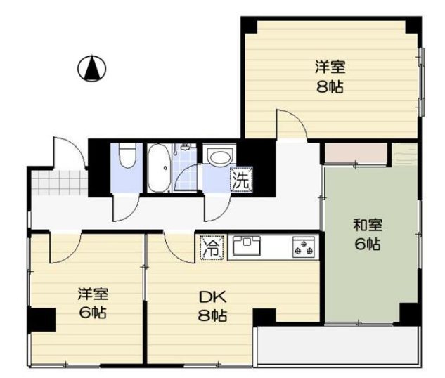 国分寺シティハイツ 間取り