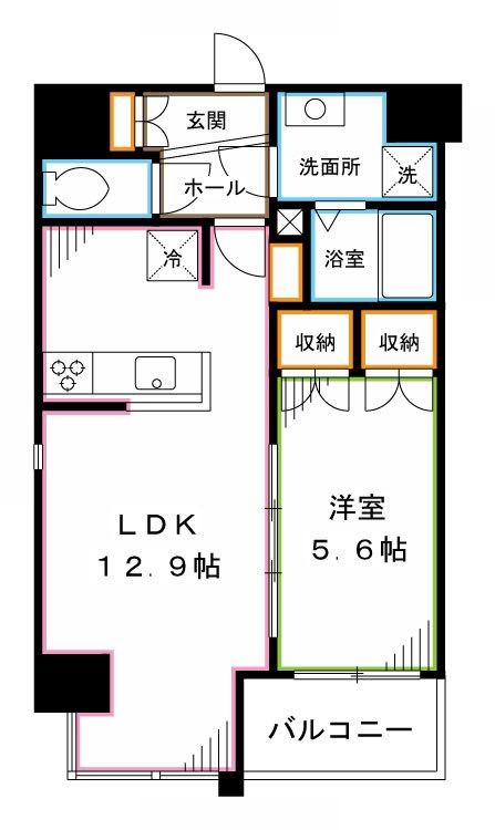 リベラーレ中野  間取り