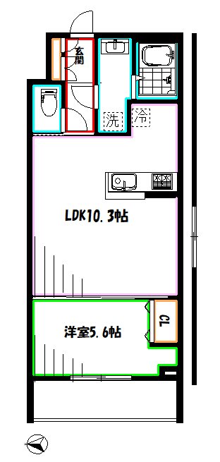 アヴァンカーサ三鷹 間取り