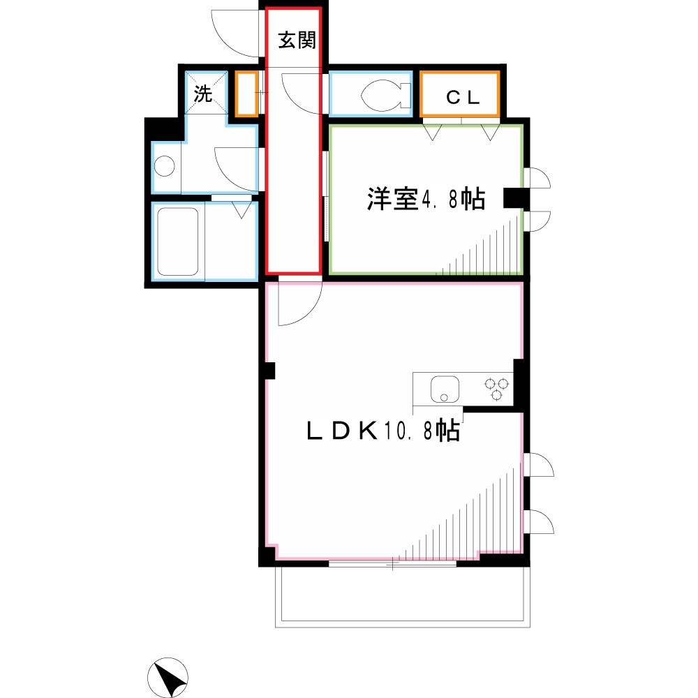 ラグージュ武蔵野 間取り