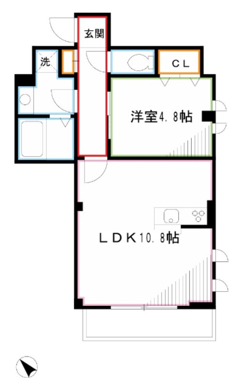 ラグージュ武蔵野 間取り