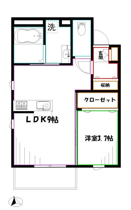 カサート井の頭 間取り