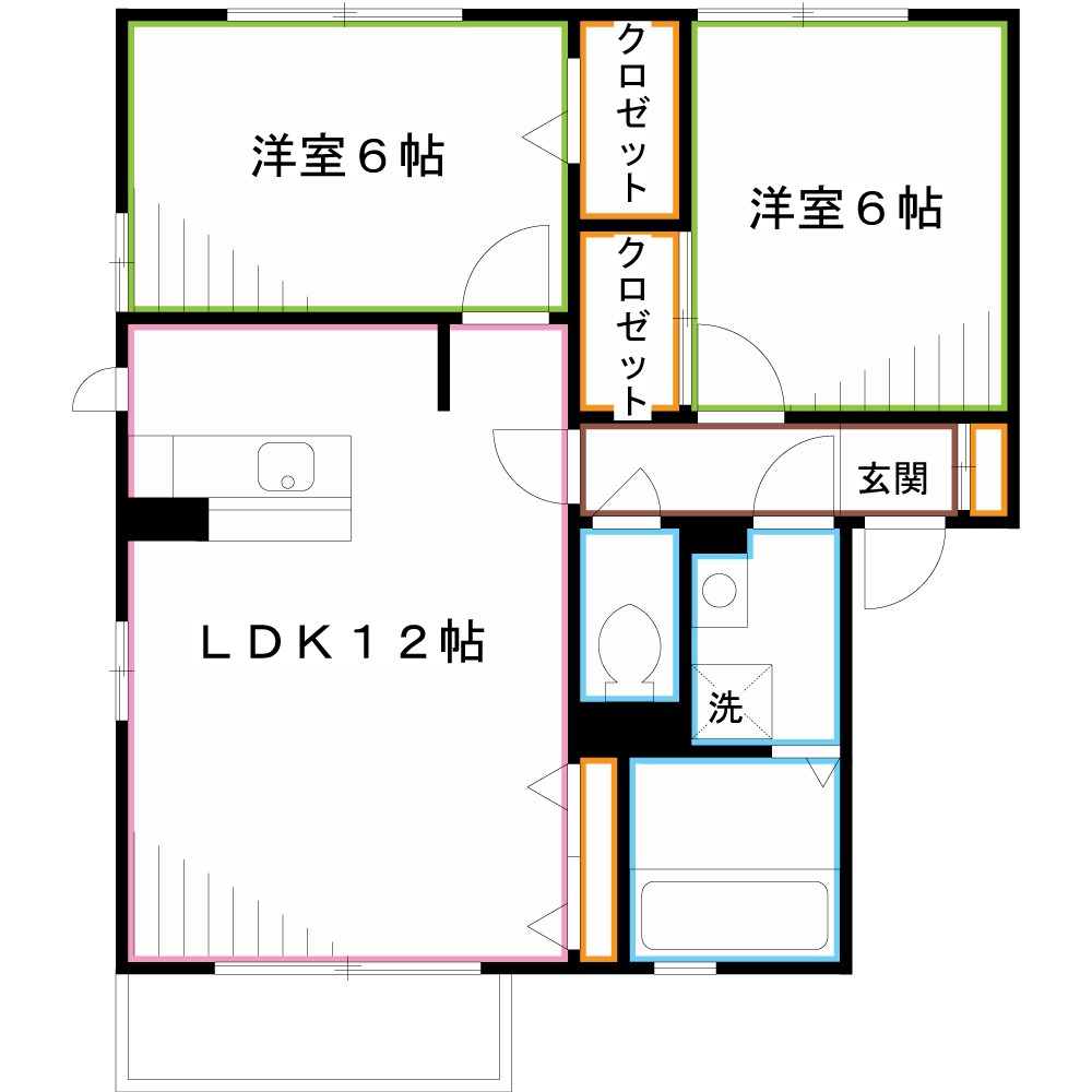 ソル・セレッソ 間取り