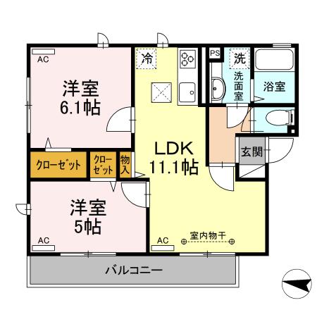 セジュール2 間取り