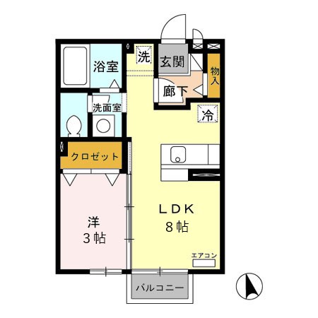 ラ・トゥーエル 間取り