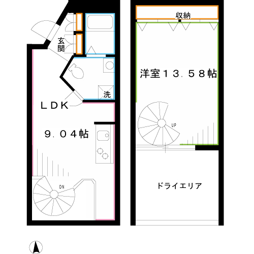 ラフィーノ三鷹　 間取り