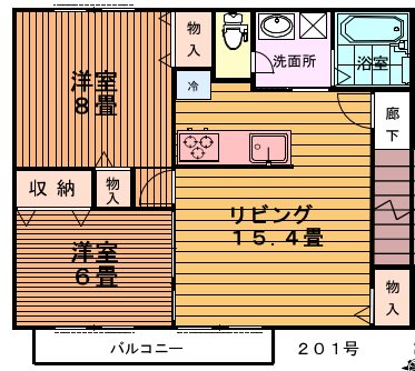ルーエ・ヴァルト 間取り