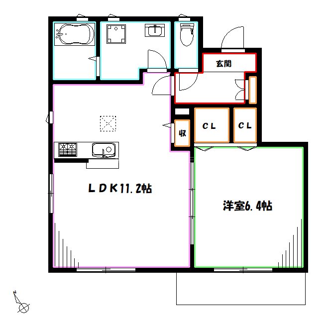 オハナ　エム 間取り