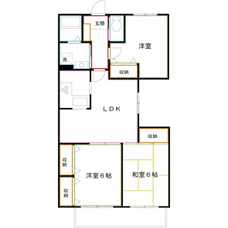 ヴェルヌーブ 間取り