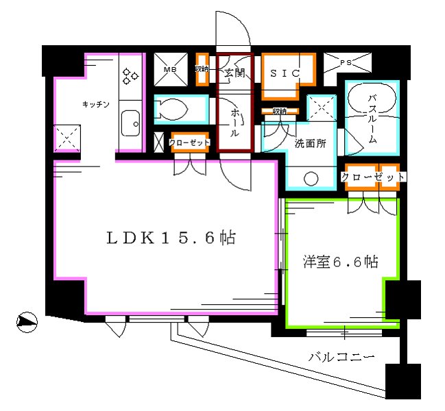 i−Suite HigashiNakano 間取り