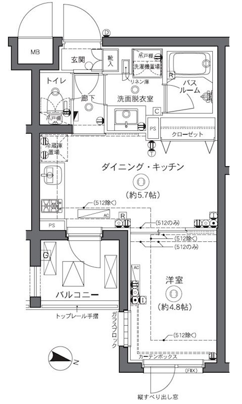 ZOOM中野坂上 間取り