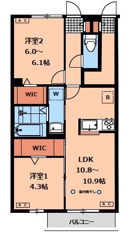 仮称　上連雀5丁目賃貸住宅 間取り