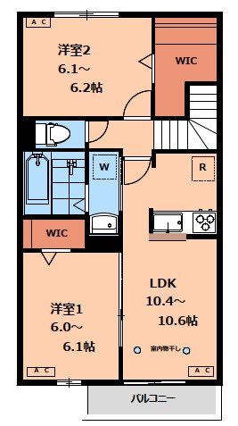 仮称　上連雀5丁目賃貸住宅 間取り