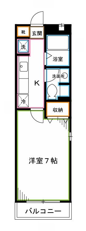 三和北新宿 間取り