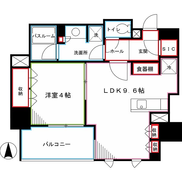 ローレルアイ東中野 間取り