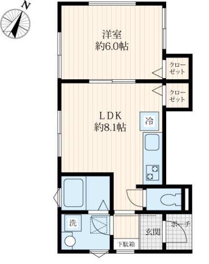 セラビ中落合 間取り