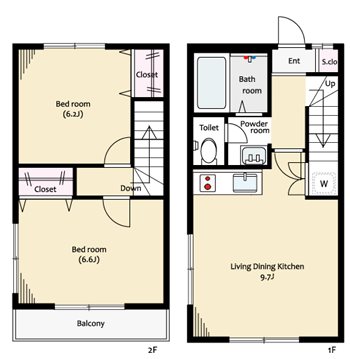 ベルーガ武蔵野    間取り