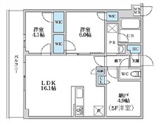 S-RESIDENCE富士見ヶ丘afford 間取り