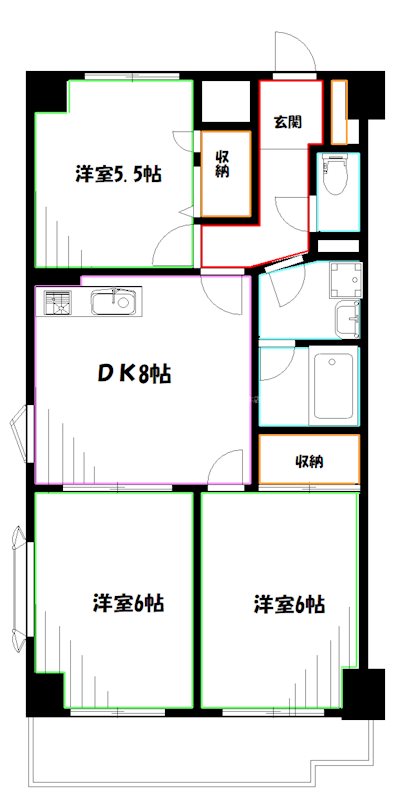 カサグランデ　エラン 間取り