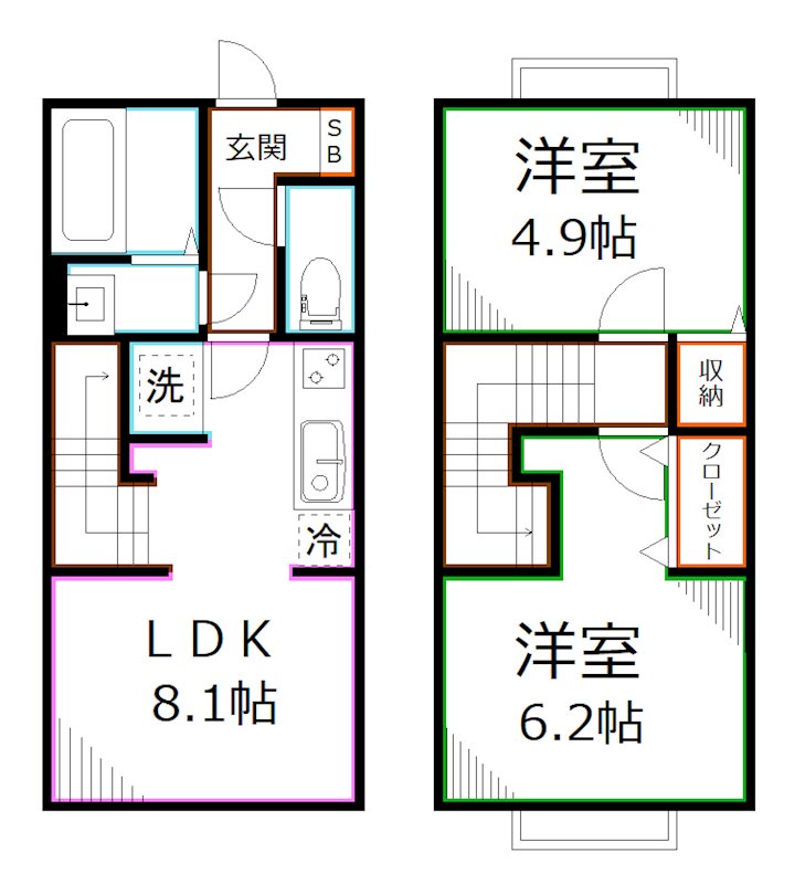 カームステージ国分寺 間取り