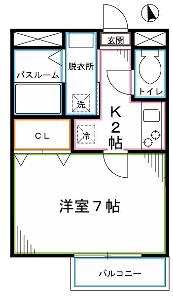 アムール koganei 間取り