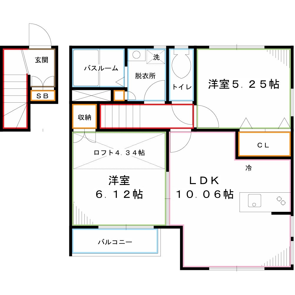 Bene多摩蘭坂 間取り