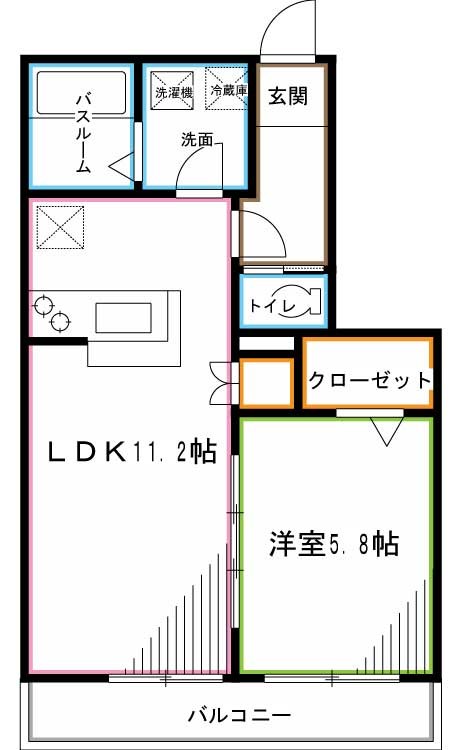SAKURA Terrace E 間取り