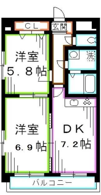 メゾン・ヒロ 間取り