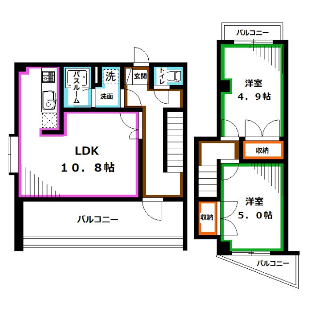 シャトー・ド・デューカル 間取り