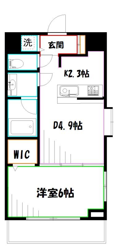 ベルクレール三鷹 間取り