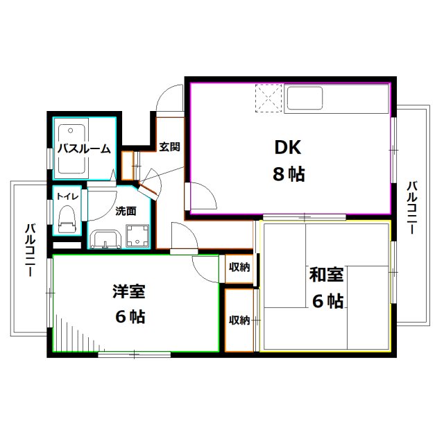 ウィンベル村上 間取り